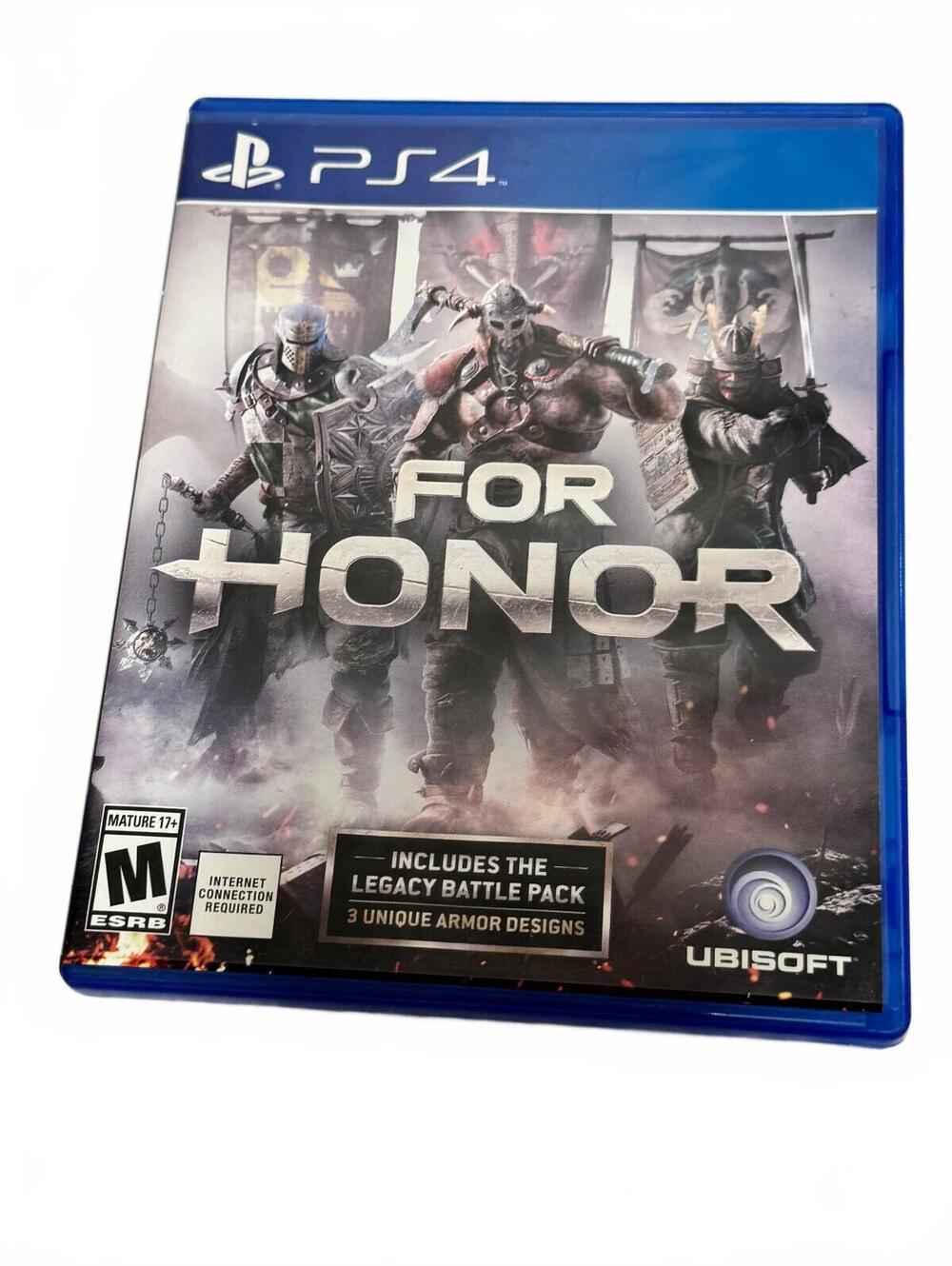 Ubisoft For Honor PS4 Video Game 2017 Legacy Battle Pack Cover